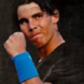 Rafael Nadal - a famous tennis player